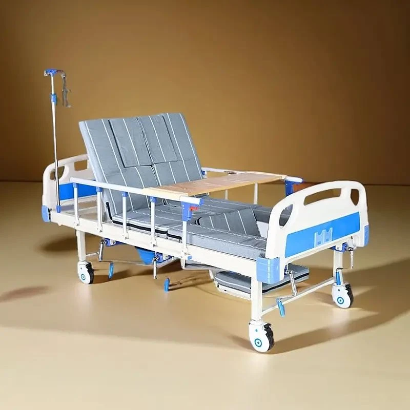 护理床瘫痪老人卧床病人家用多功能翻身大小便手摇床操作简易