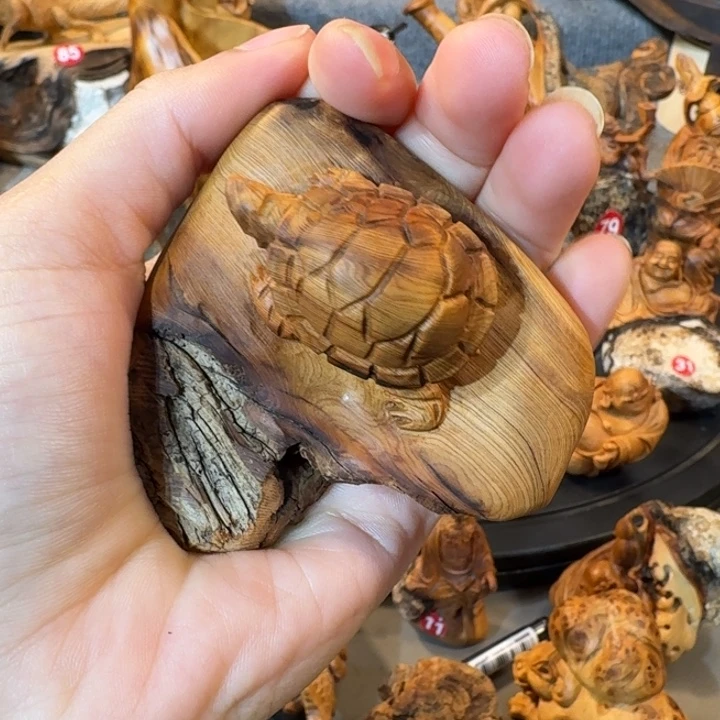 崖柏摆件手把件等