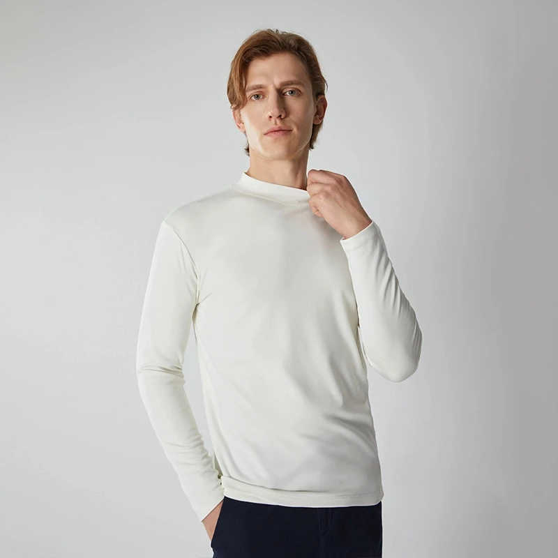 Daniel Hechter长袖T恤男秋冬热特姆打底衫半高领上衣TT12006