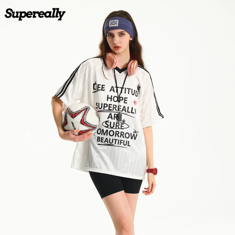 【品牌原创】美式休闲短袖T恤丝绸感速干面料夏季短袖情侣款不撞衫T