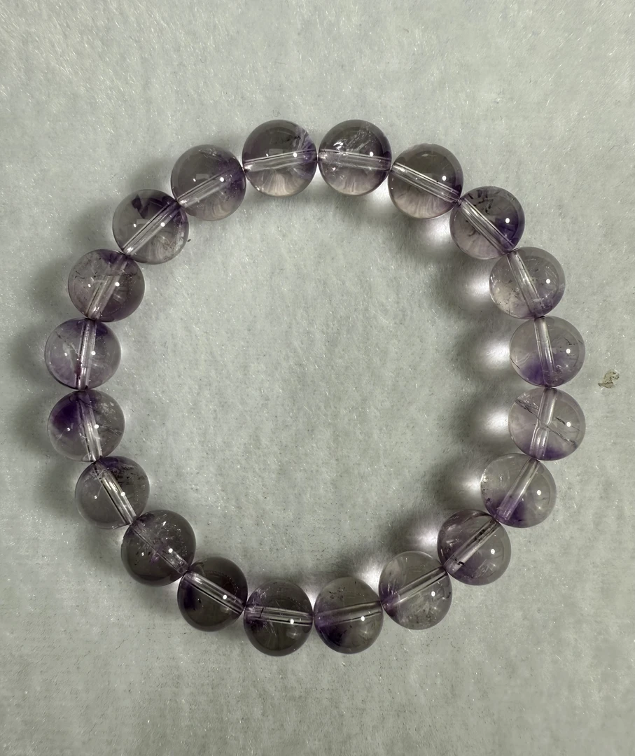 天然半盆薰衣草紫水晶手串 尺寸可选 产品多样性发一