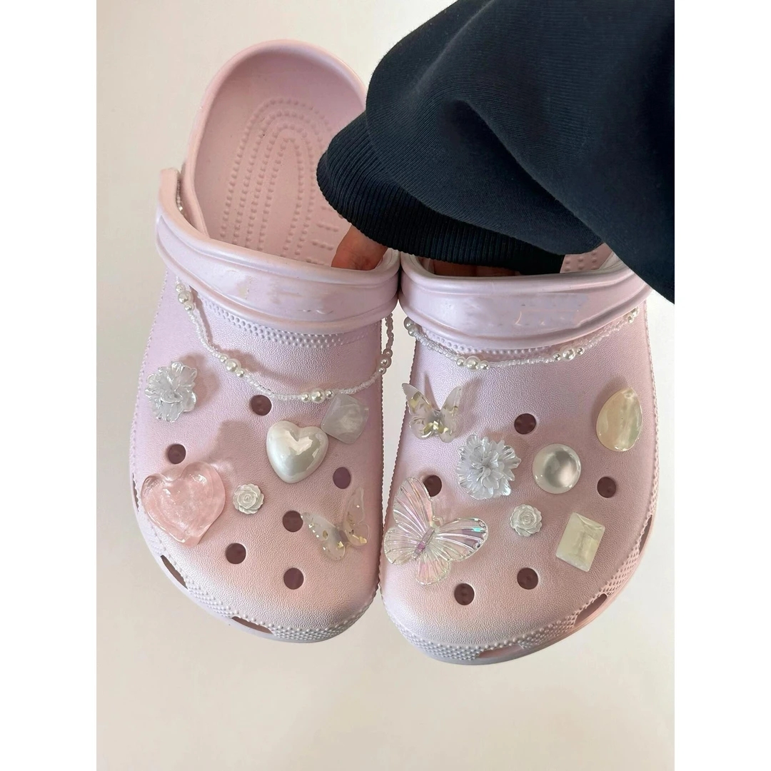 【绵绵冰沙】洞洞鞋鞋花一套（不含鞋）