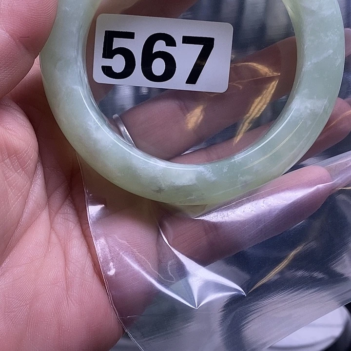 马***功蛇纹石玉未镶嵌手镯