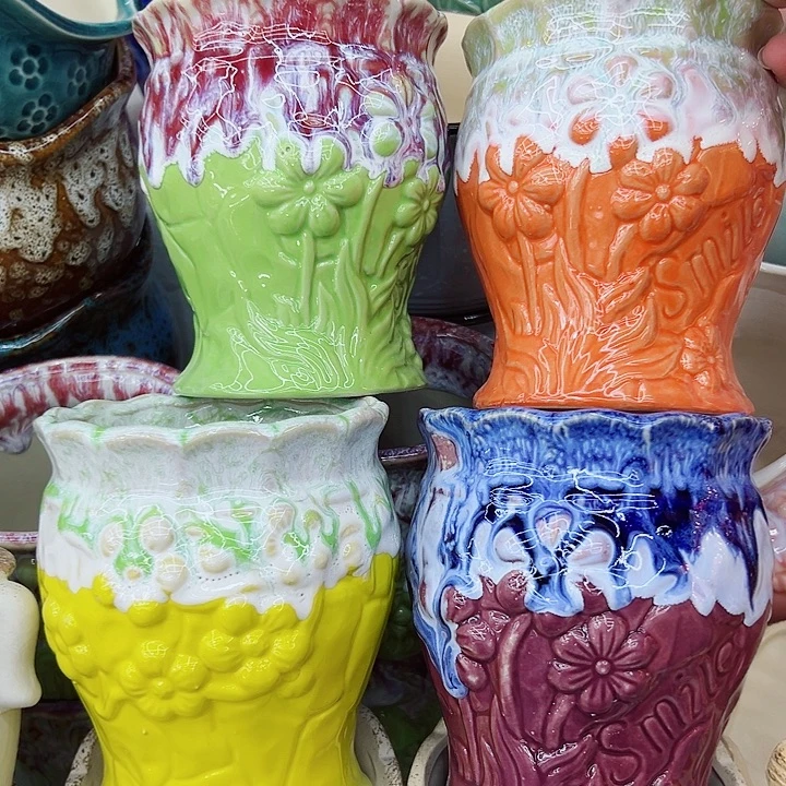 多肉植物陶瓷花盆9.99包邮