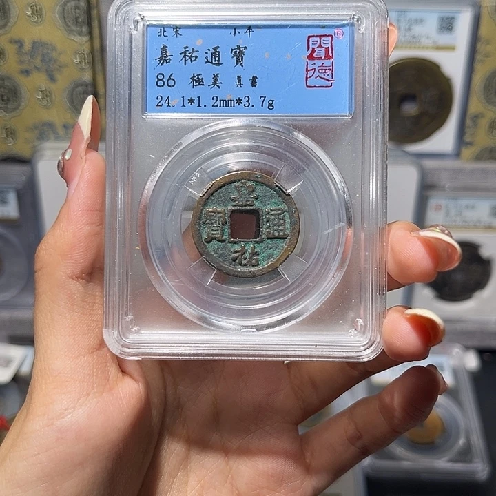 铜  嘉佑通宝。  齐泉