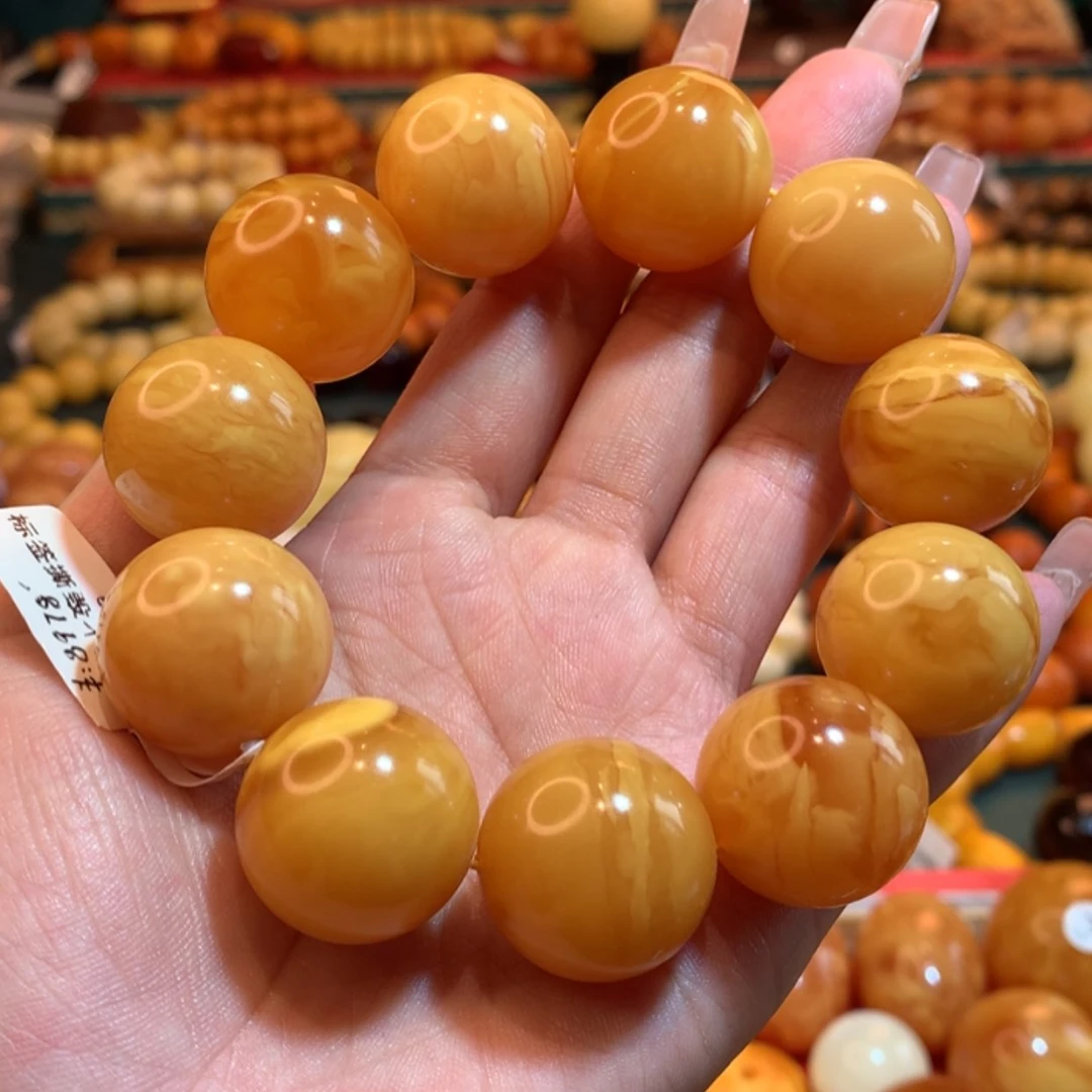 【闪购商品】未镶嵌琥珀手链蜜蜡