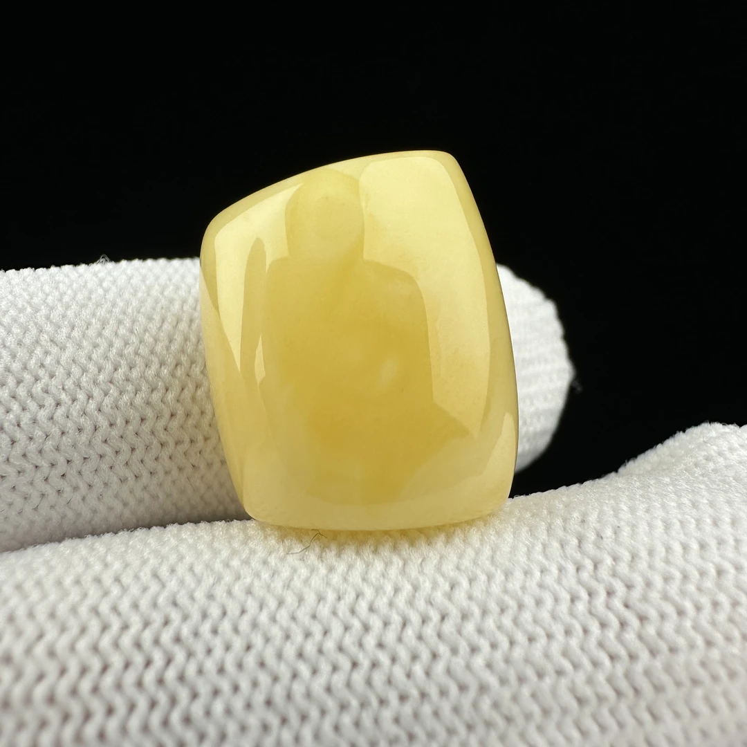 K4252天然蜜蜡 马蹄珠 15.6*19mm支持复检