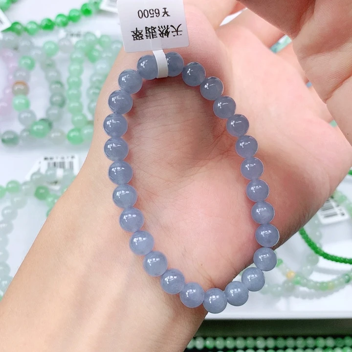 未镶嵌手链翡翠自**.翡翠