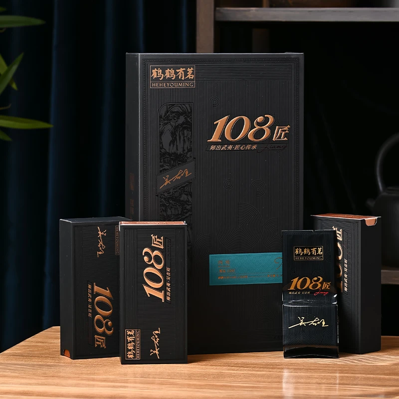 孝文家茶鹤牌108匠吴在旺/方军球肉桂水仙大红袍武夷岩茶乌龙茶叶