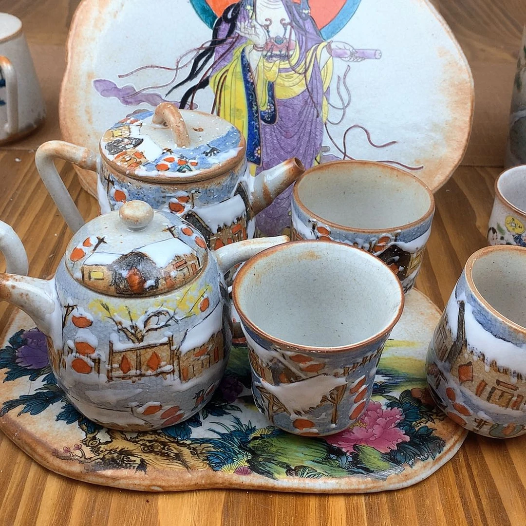 一***树杯景德镇陶瓷手作