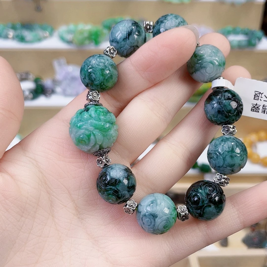 M***丝未镶嵌手链翡翠手链