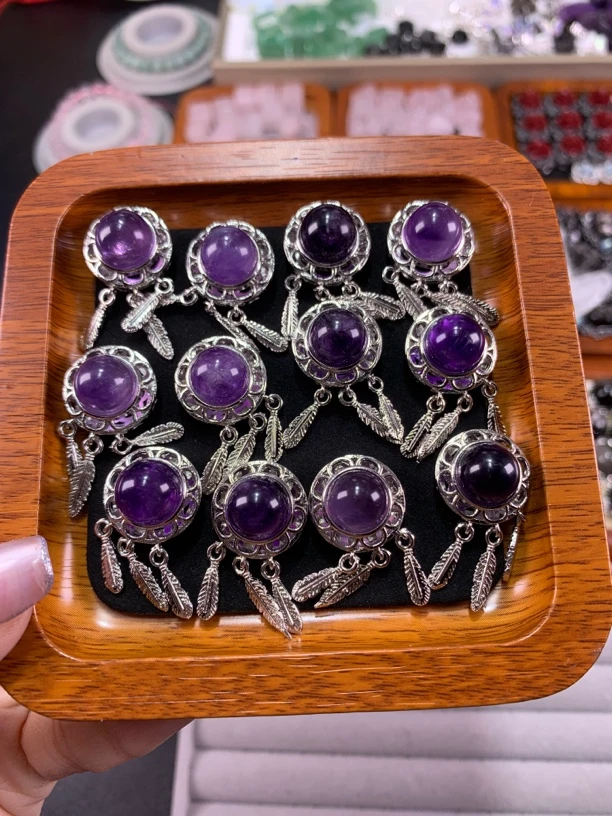紫水晶单珠魔盒DIY