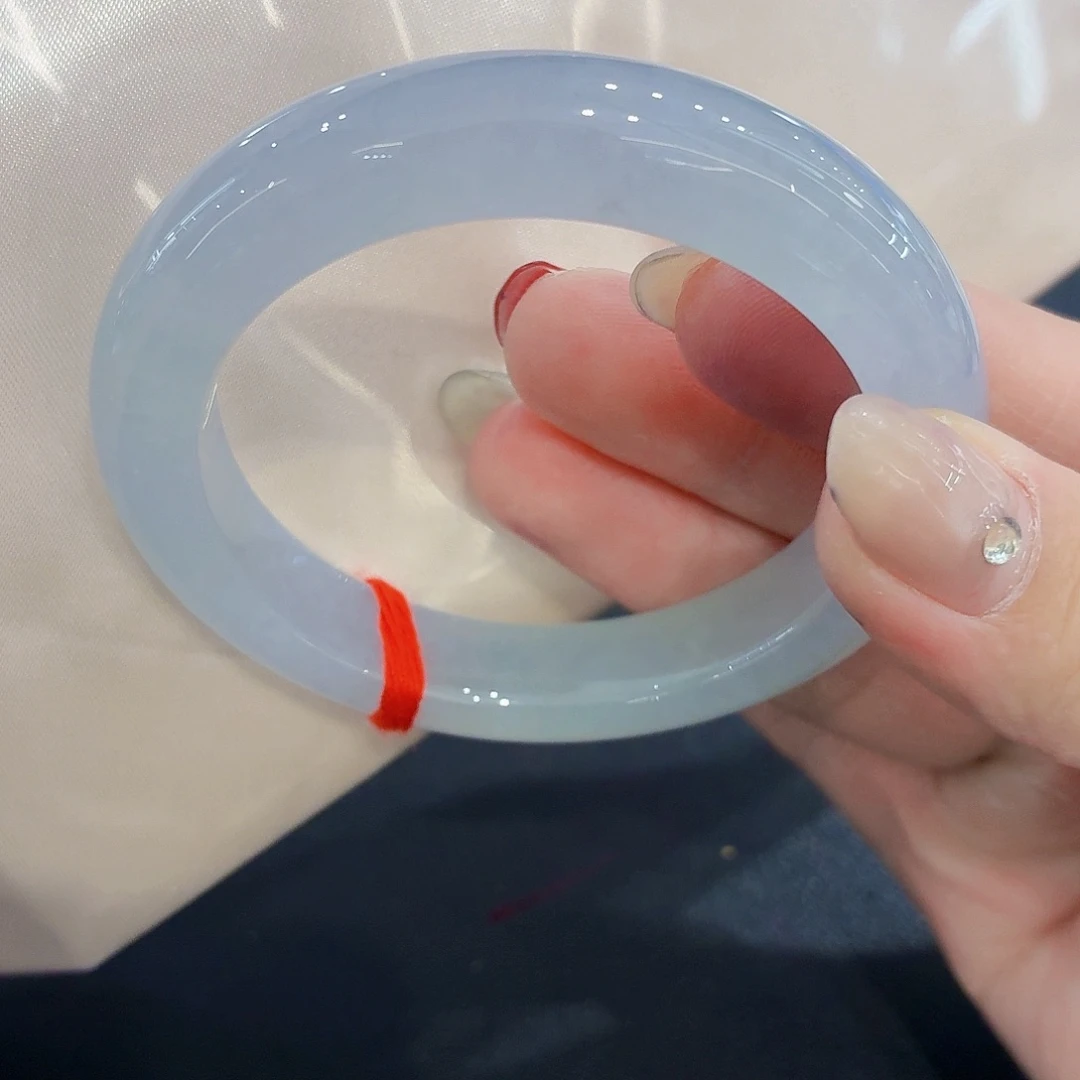 翡翠未镶嵌手镯翡翠55圈口（强推）毕业款