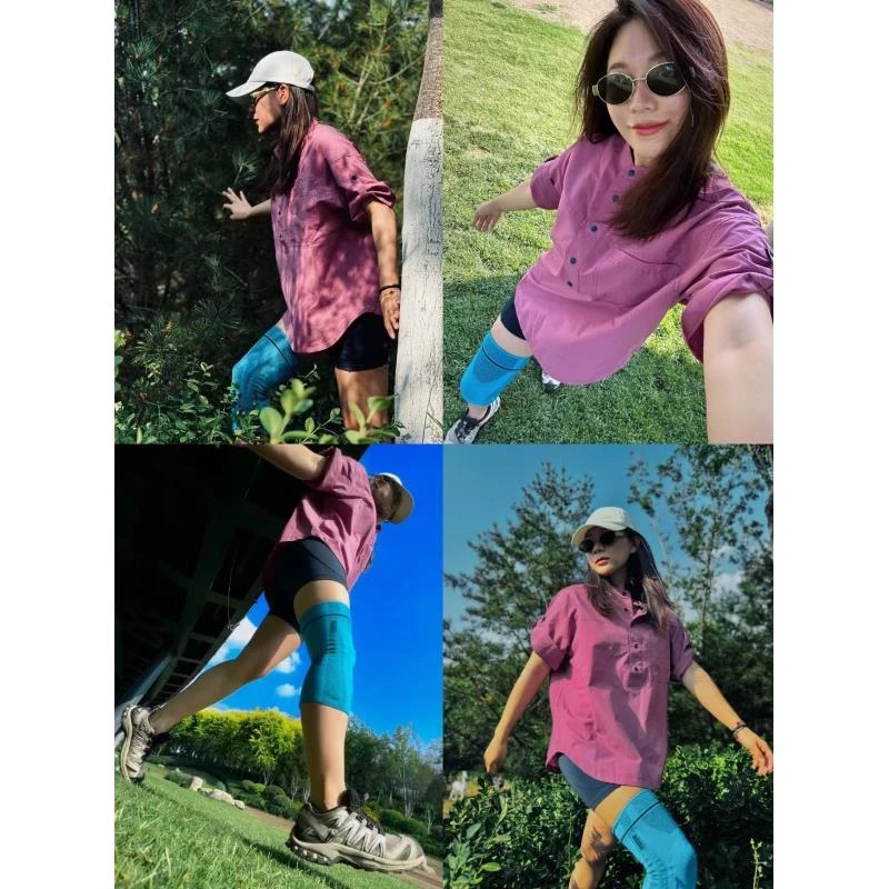 是夏天的味道呀~！男女款OV风百搭宽松显瘦透气半拉链情侣短袖衬衫