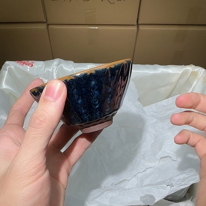 茶盏微瑕建盏，介意勿拍