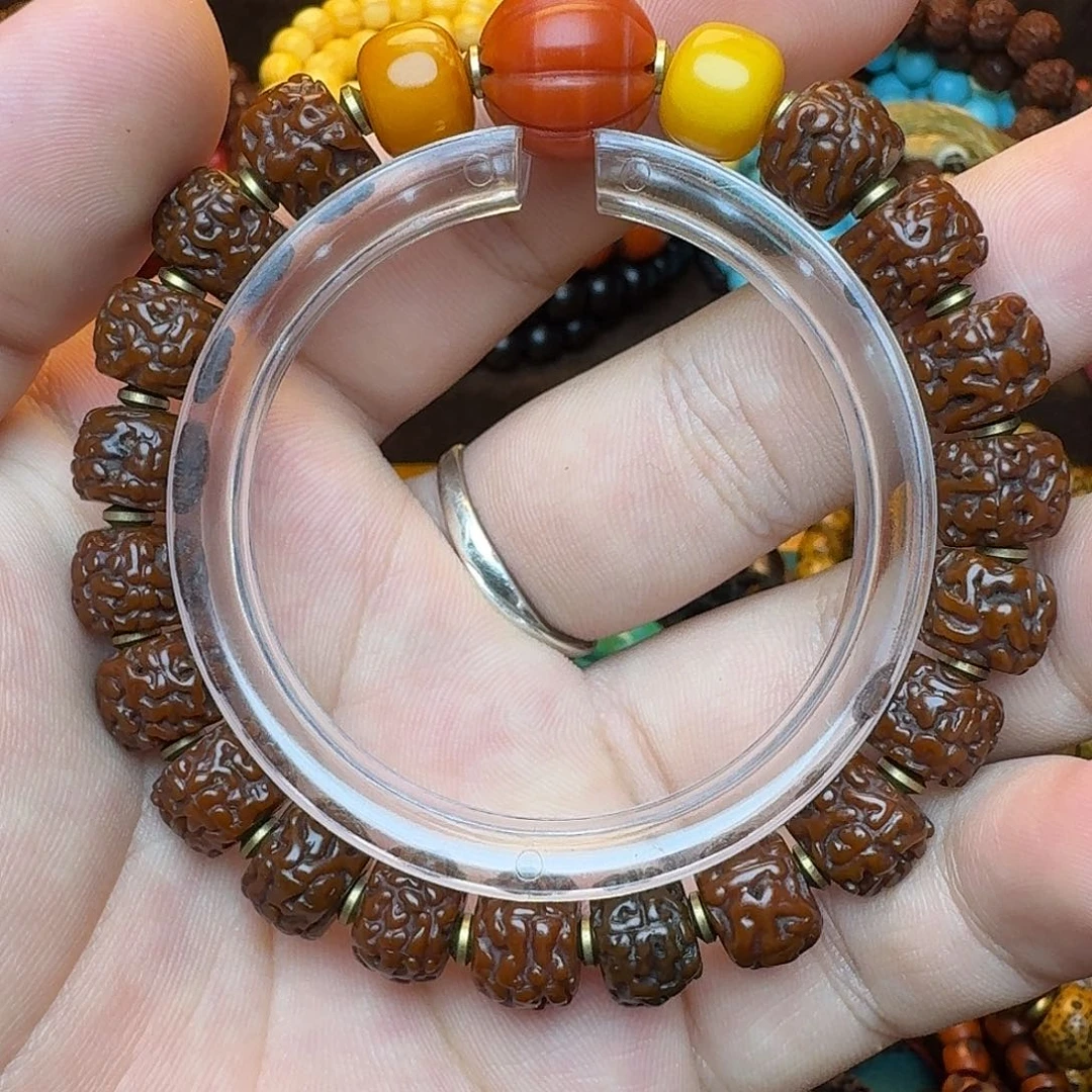 吊坠星月菩提单圈