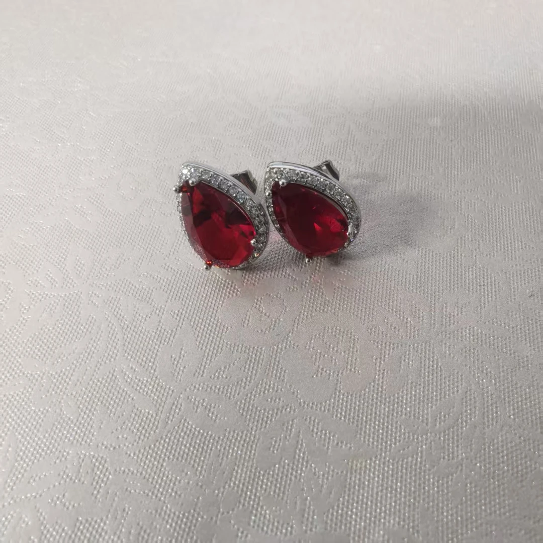 【ANNA严选】时尚精美高级精美红首饰A118