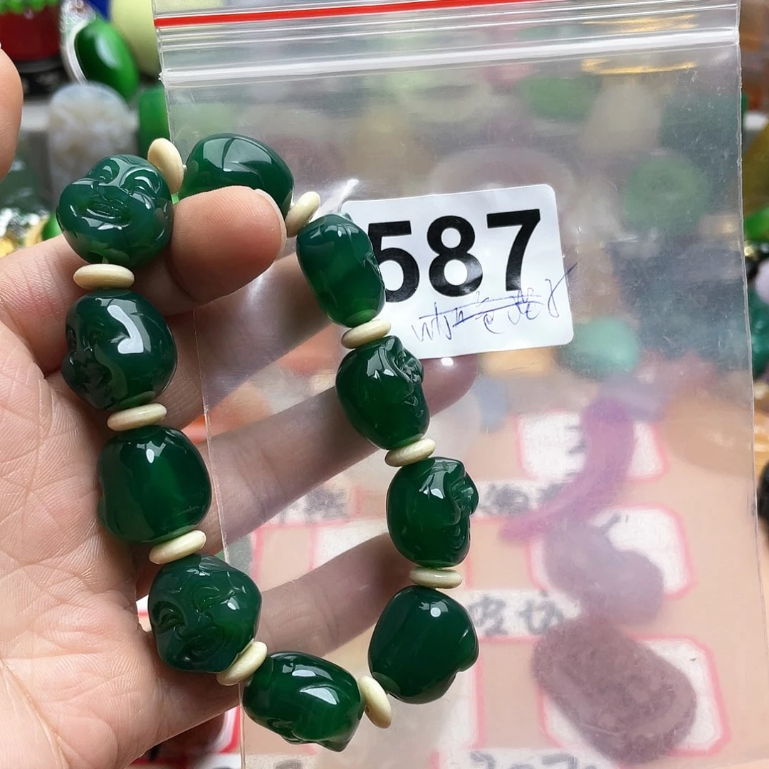 玛瑙/玉髓颈饰合金艾*儿