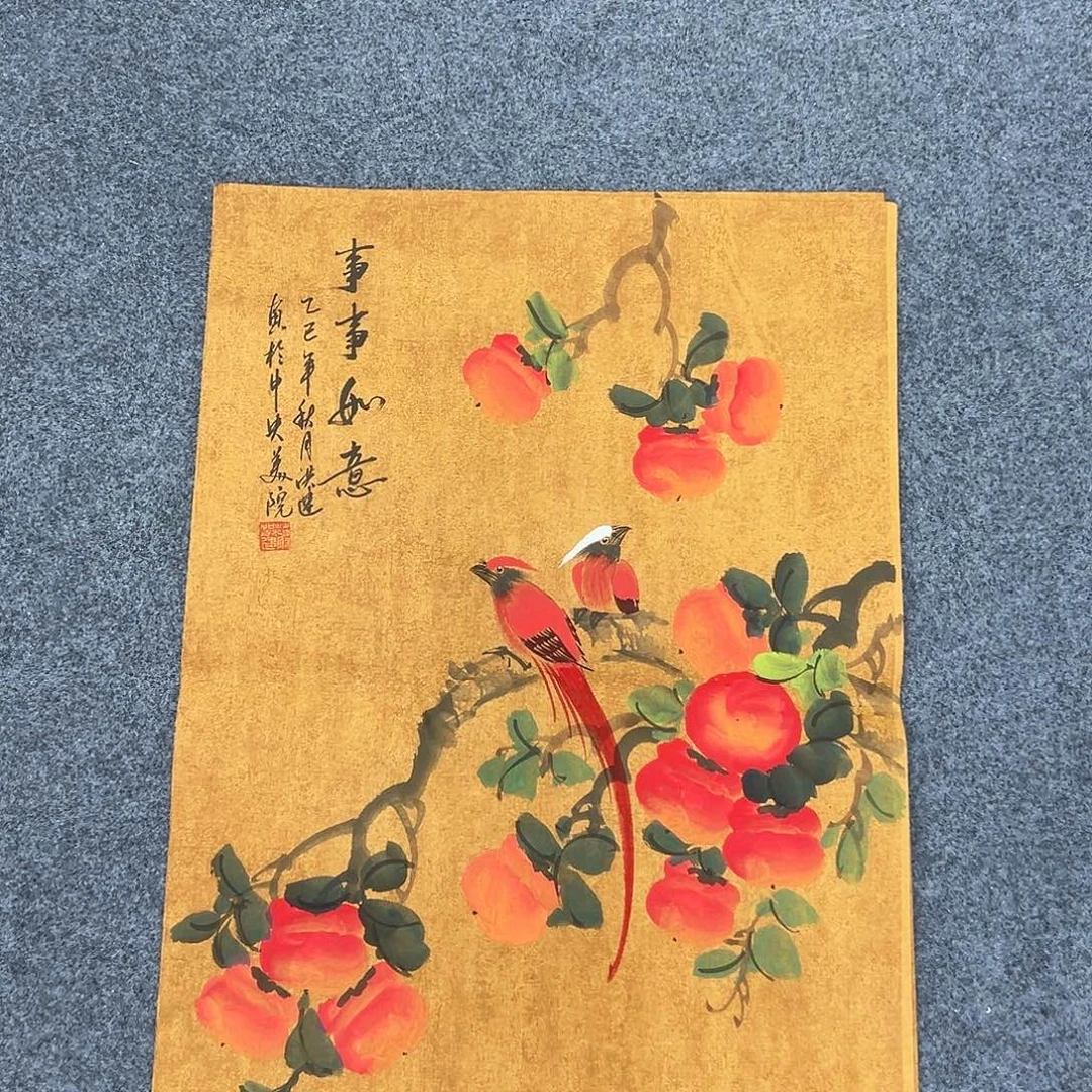 国画国画作品宣纸纯手绘
