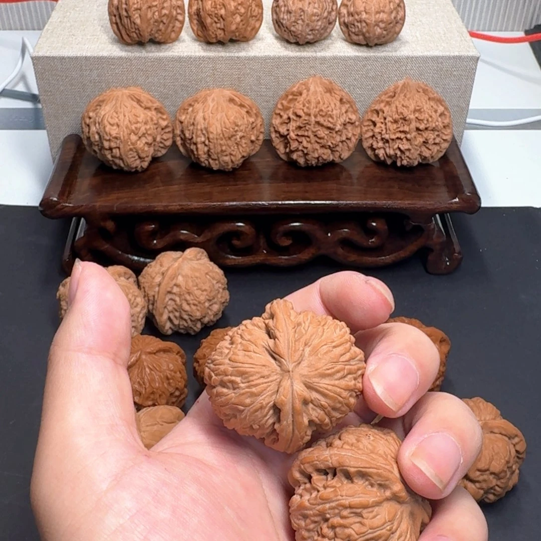可***乐把件文玩核桃40白狮子全品