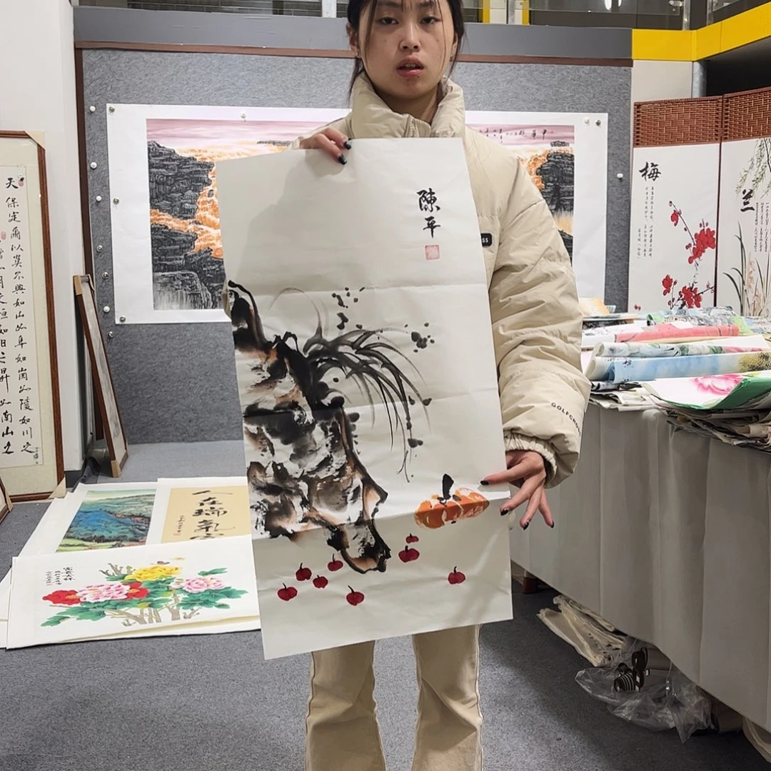国画HT国画单幅任发35x70