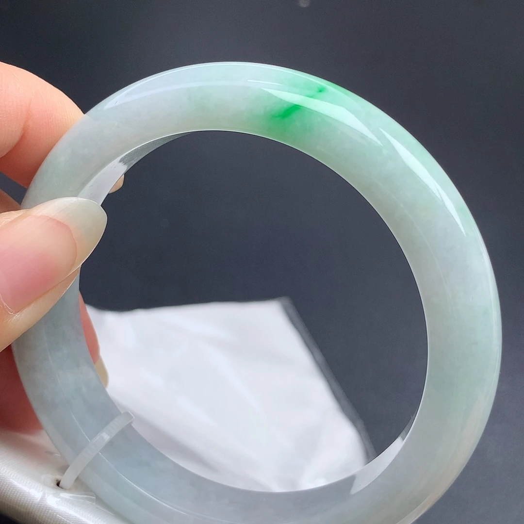 翡翠未镶嵌手镯58.6圈口