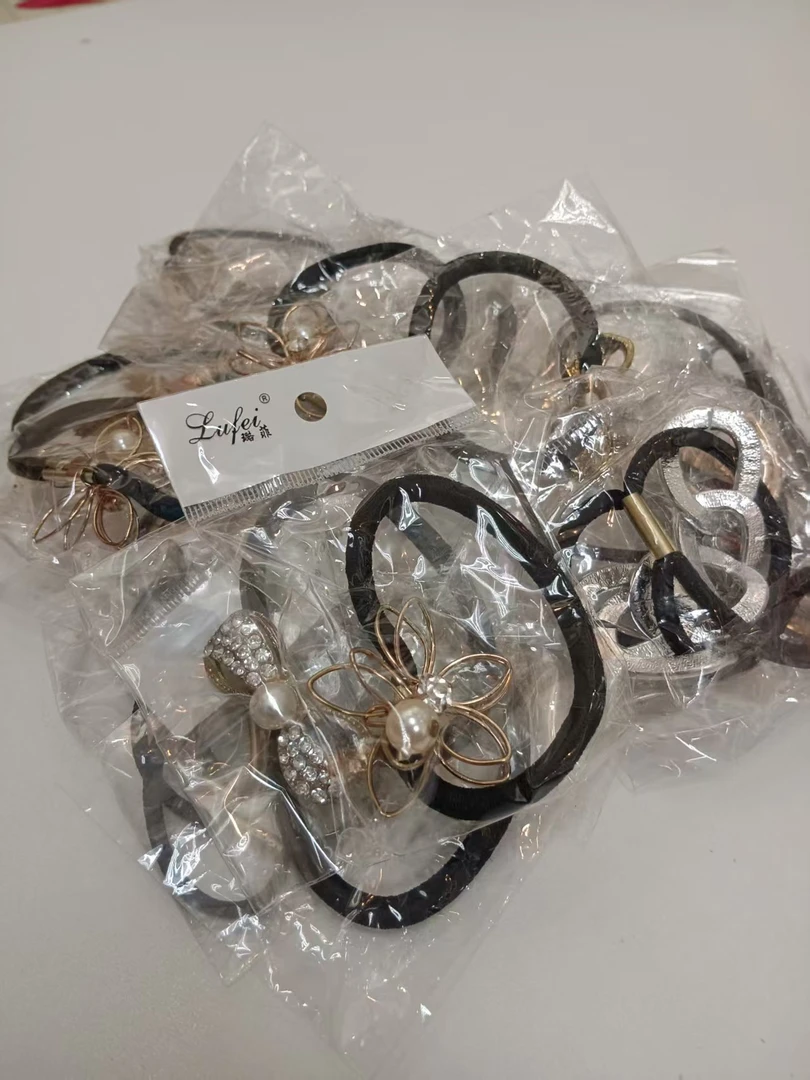 (到手6个)精品金属头绳花型随机