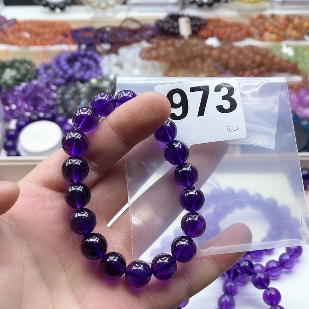 水晶手链未镶嵌兰*.天然