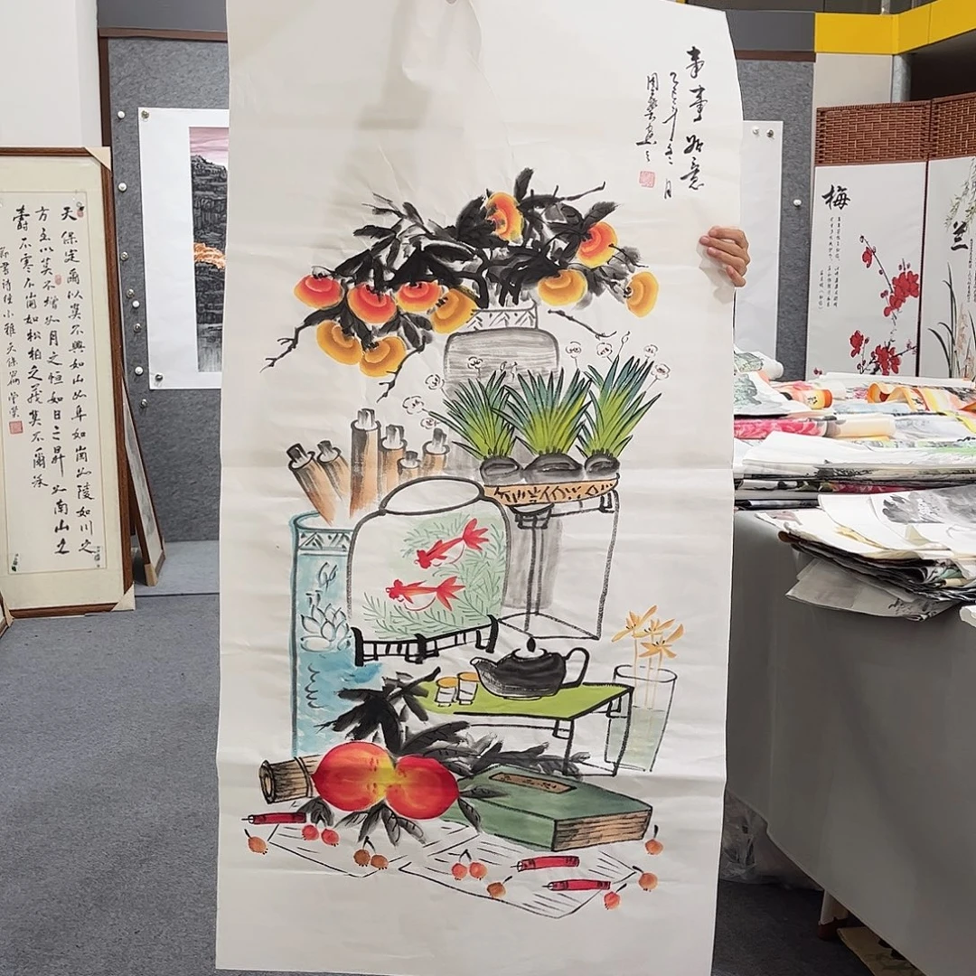 国画LD国画作品单幅任发
