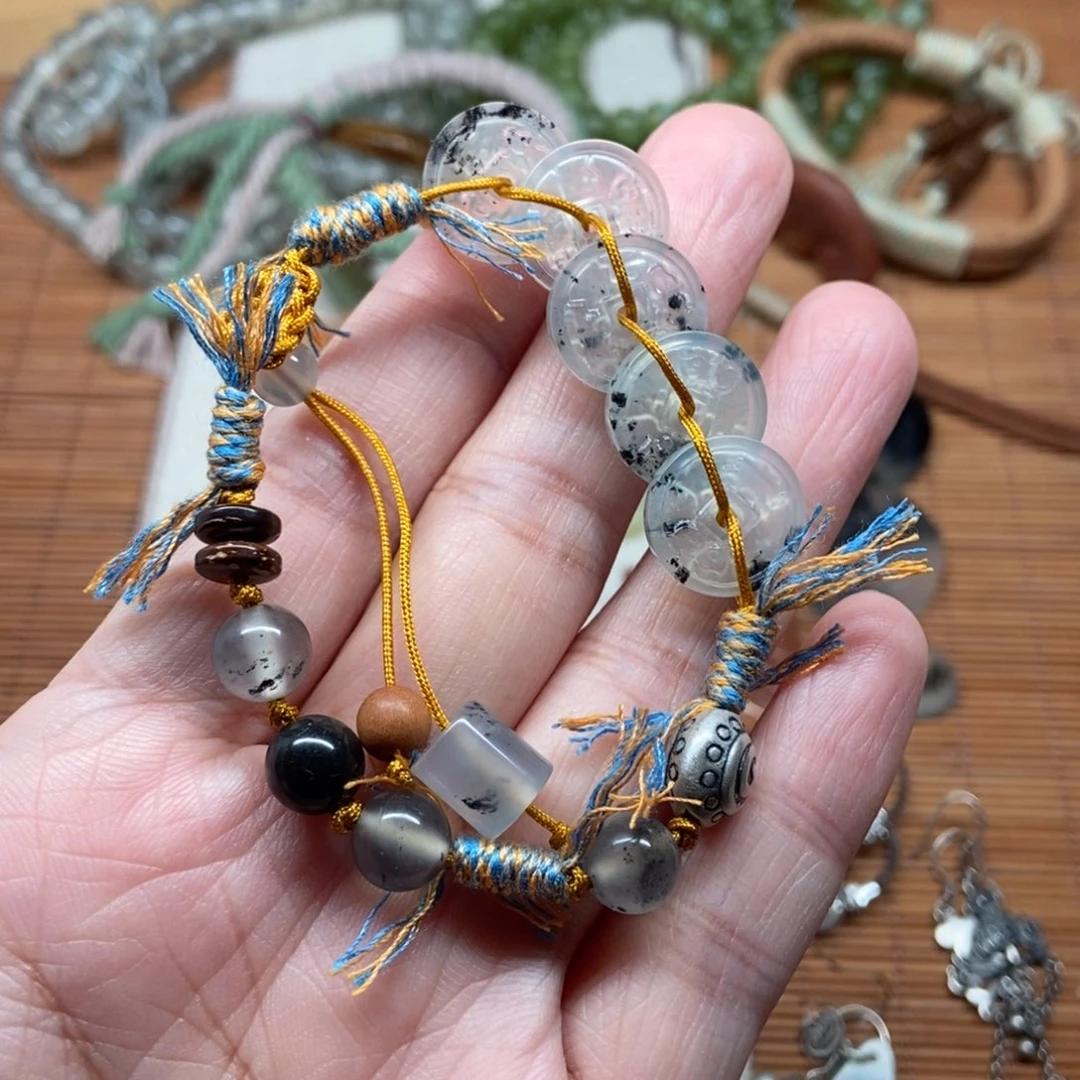 蛇纹石玉手链未镶嵌燃