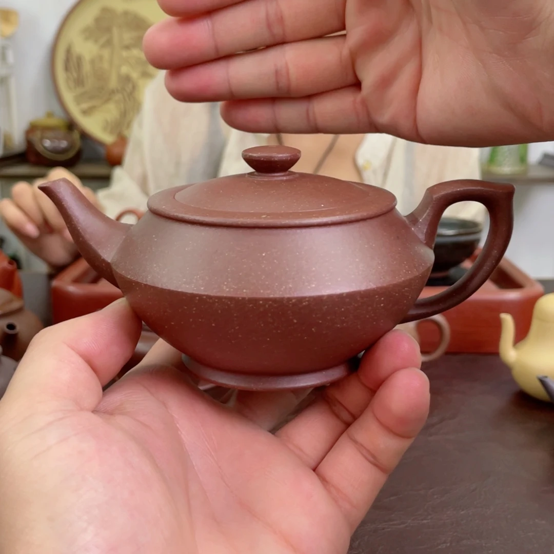 紫砂茶壶汉云 紫泥
