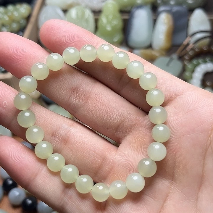 和田玉未镶嵌手串