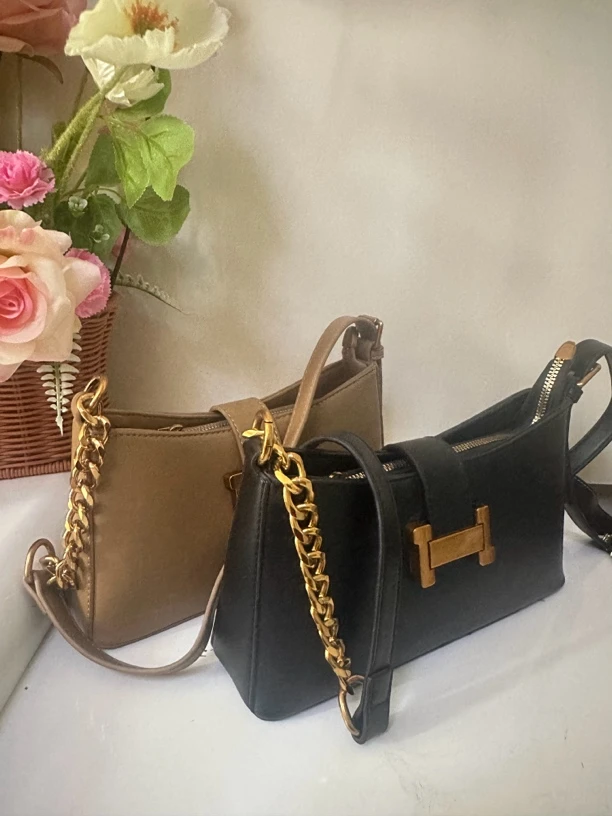 女包黑色小众百搭小包包