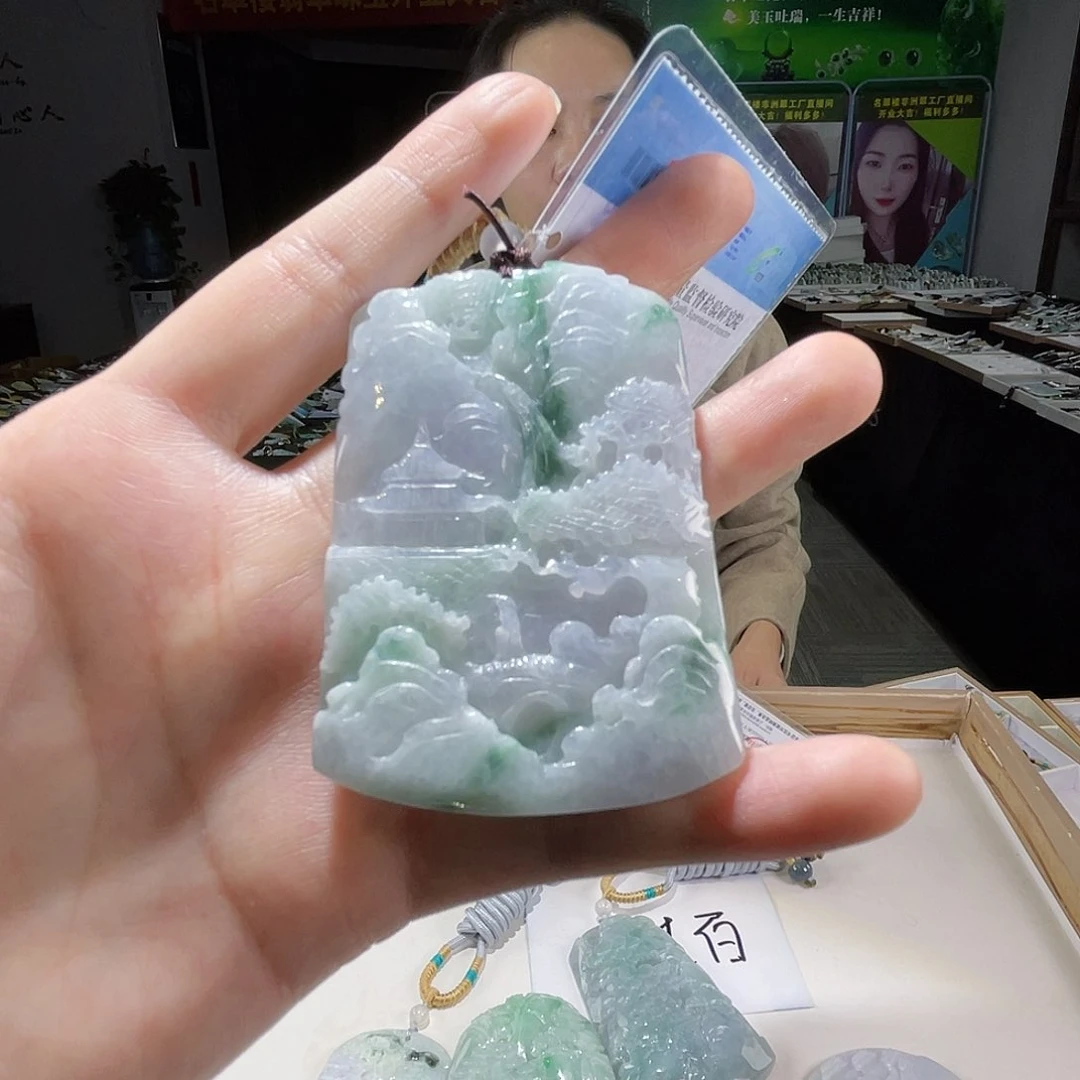 颈饰未镶嵌翡翠翡翠