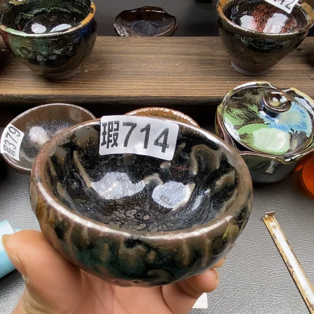 茶盏微瑕建盏主人杯子