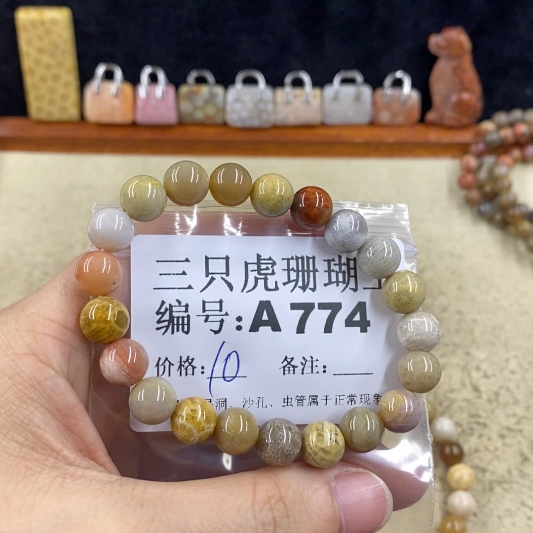 硅化珊瑚（珊瑚玉）1未镶嵌耀**/