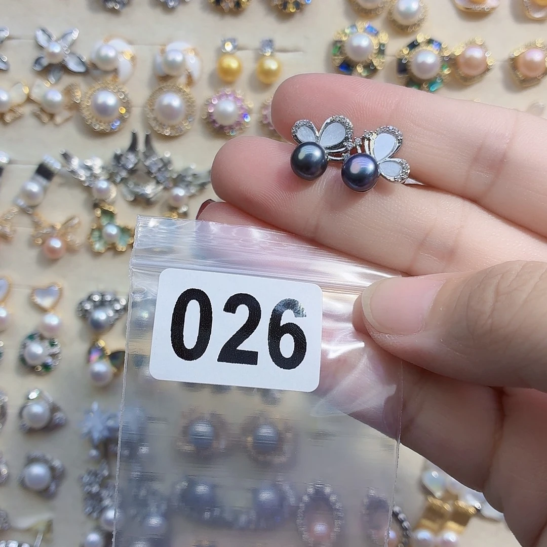 进***e合金耳饰淡水珍珠