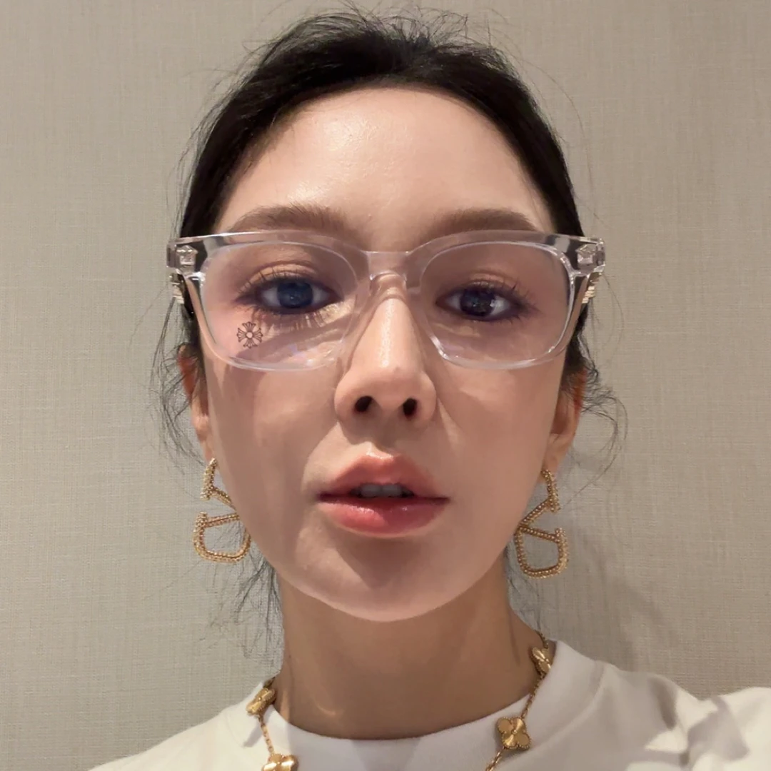 超轻克罗家可配度数男女同款近视框架