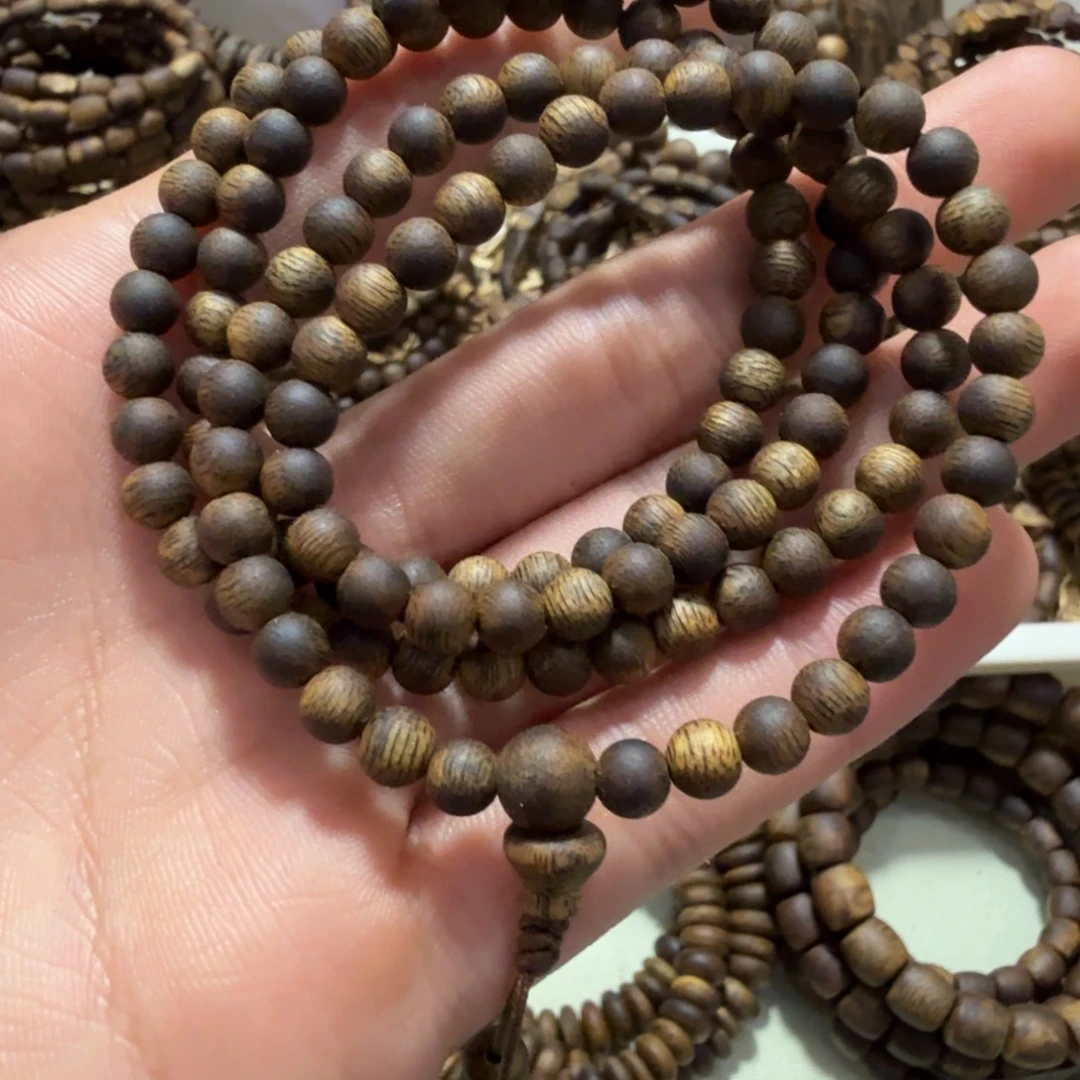 沉香沉香碎屑0.5圆珠多圈