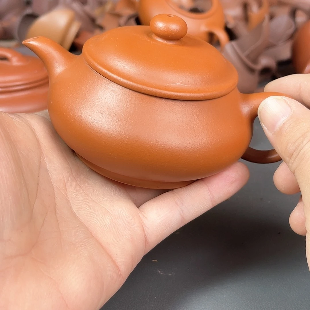 茶壶紫砂李丹朱泥全手明炉200