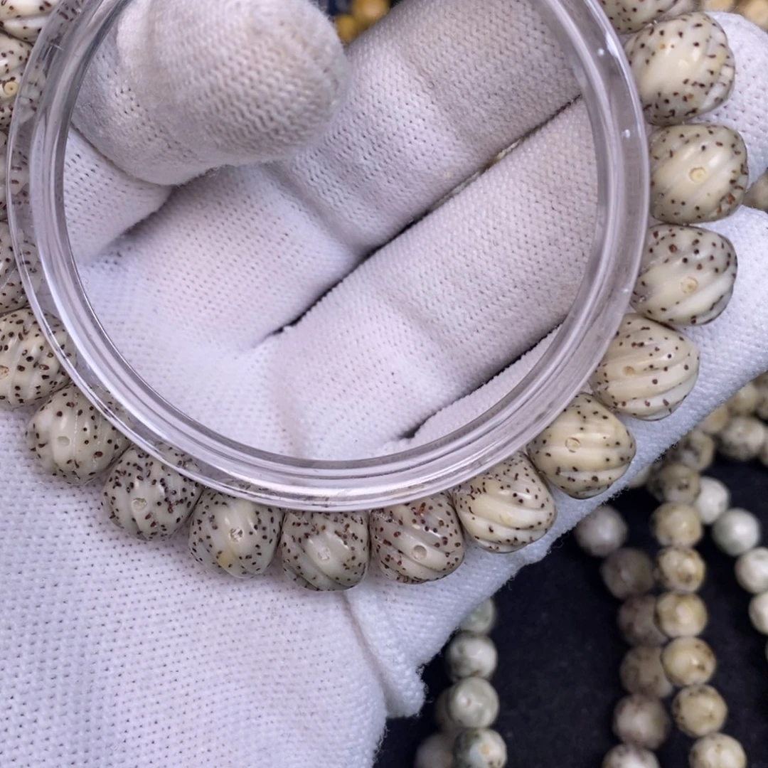 吊坠星月菩提扭转桶珠单圈10*9