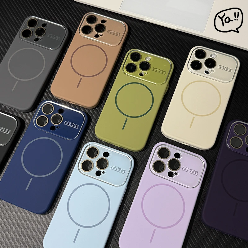 雅天立秒变17带镜头膜适用苹果16/13promax磁吸手机壳iPhone15/14