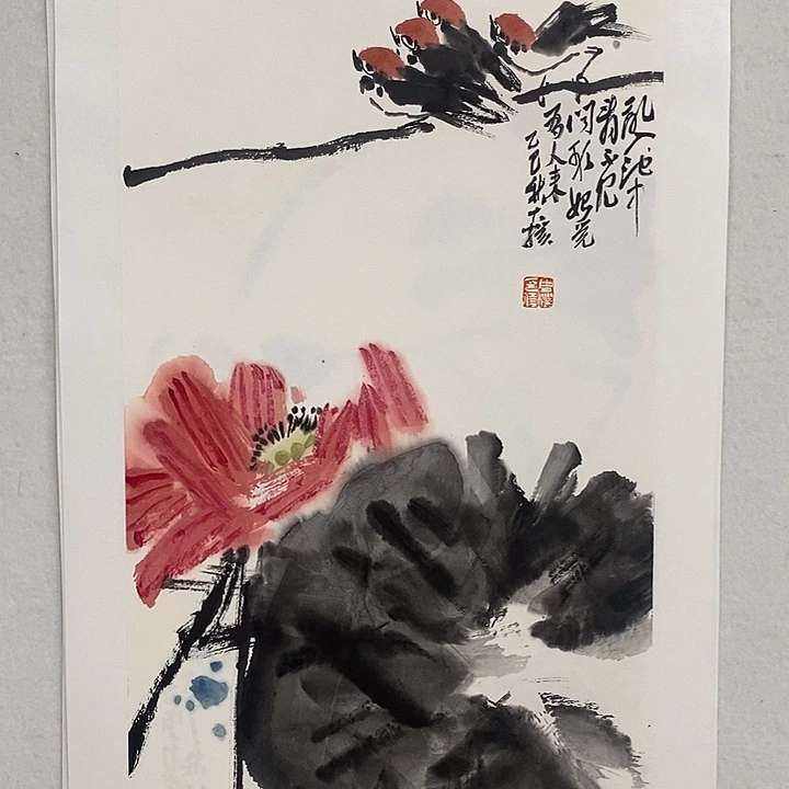 国画书画作品多次参加全国书画