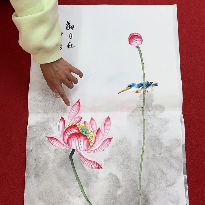 国画手绘国画作品