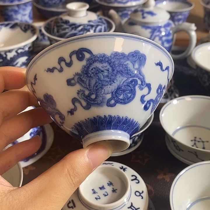 【半间泥坊】三狮斗笠杯