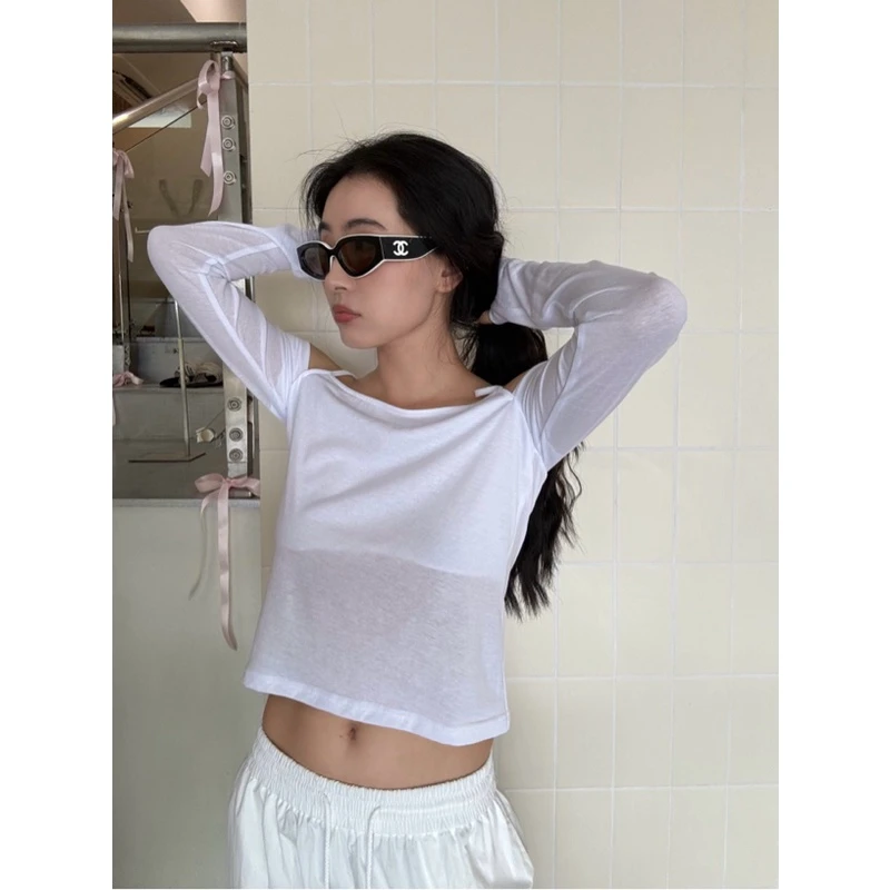 IN.choose u线上款 设计款长袖T恤Y3252