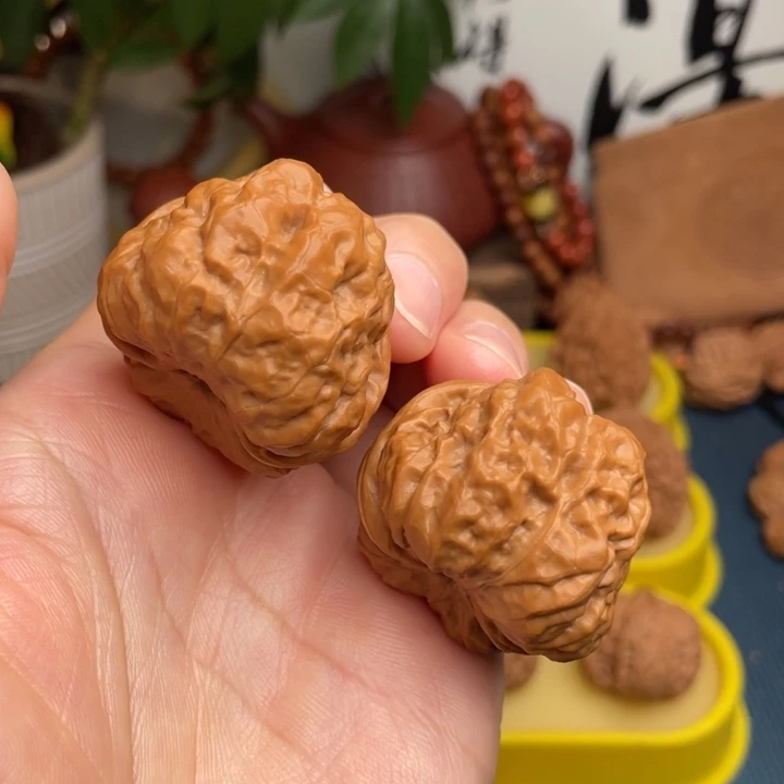 文玩核桃把件蛤蟆头37