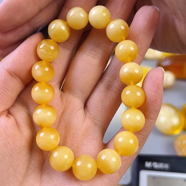 蜜蜡颈饰未镶嵌蜜蜡