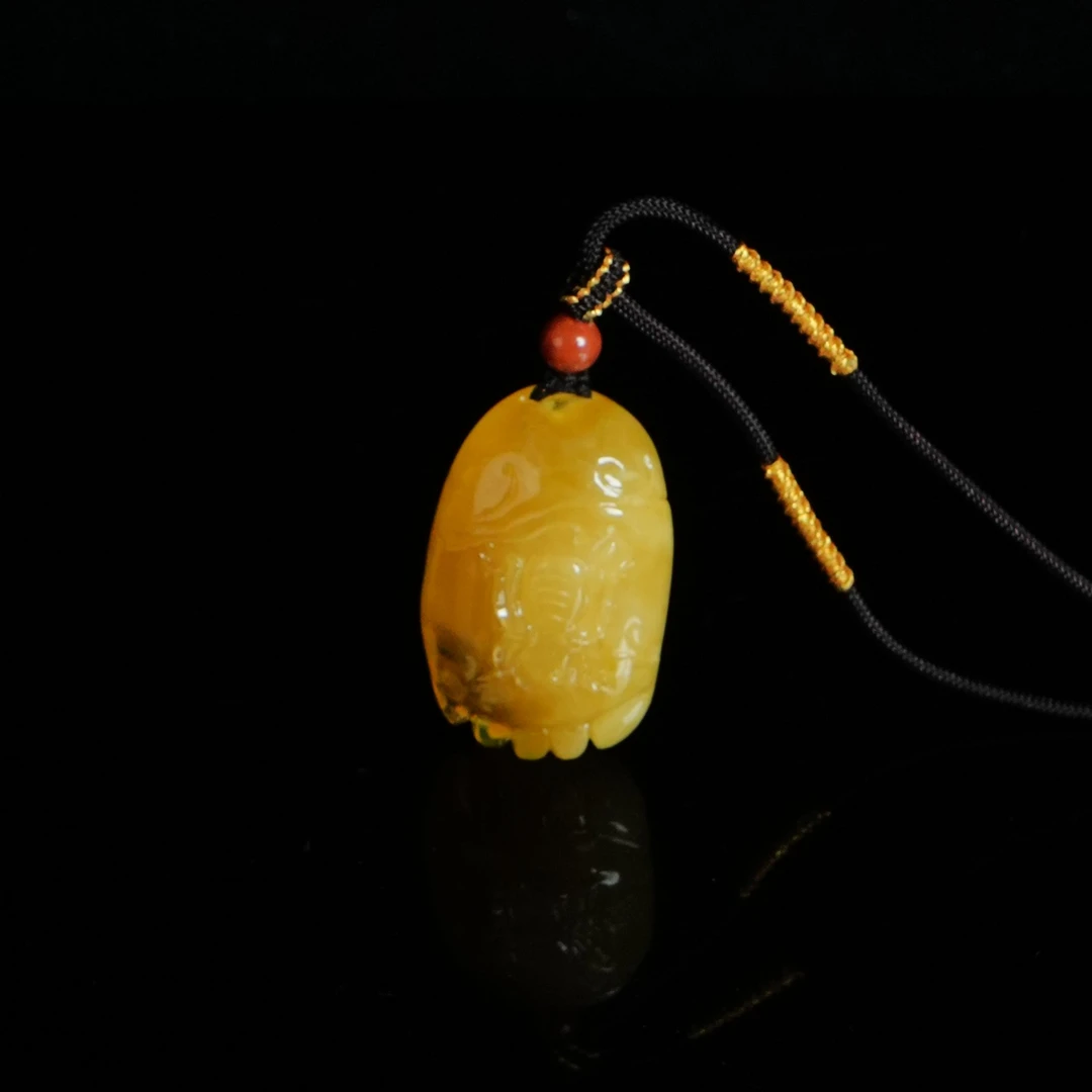 DY-M1284 俄料知足常乐吊坠 15.27g