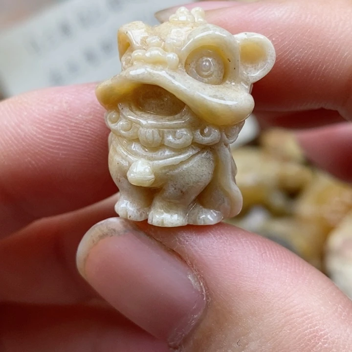 硅化珊瑚（珊瑚玉）未镶嵌颈饰小